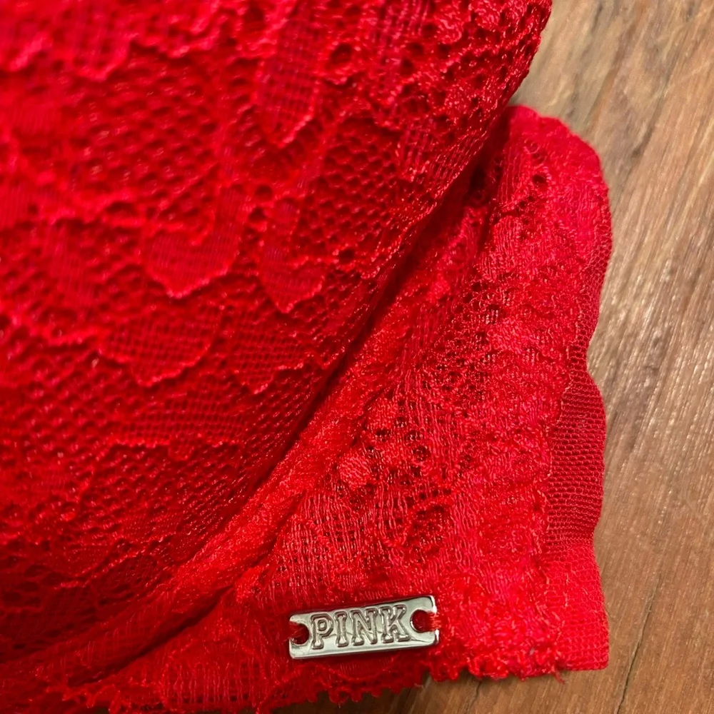 Red PINK by VS bra Size 34B - Picture 7 of 12
